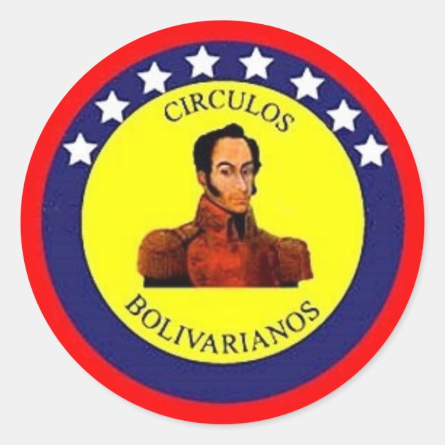 Sticker Rond Circulos Bolivarianos (Devant)