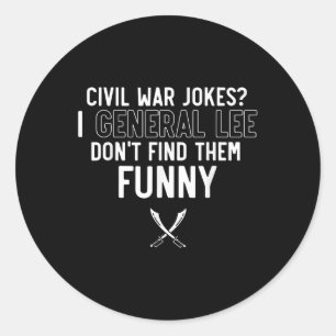 Sticker Rond Citation De Guerre Civile Pour Les Enseignants D'H