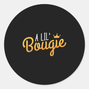 Sticker Rond Citation de l'Humour Lil Bougie