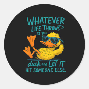 Sticker Rond Citation Graphique Tee - shirts Pour Hommes W