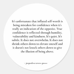 Sticker Rond Citation inspirante