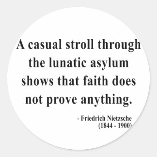 Sticker Rond Citation Nietzsche 1a