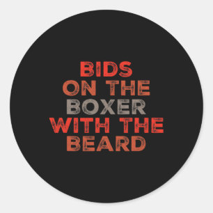 Sticker Rond Citations De Boxe Amusantes Boxers Offres Sur Le B
