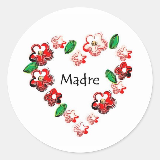 Sticker Rond Citations espagnoles (Devant)