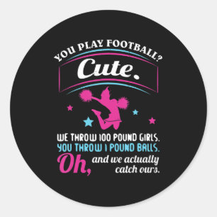 Sticker Rond Citations et s vous jouez au football C