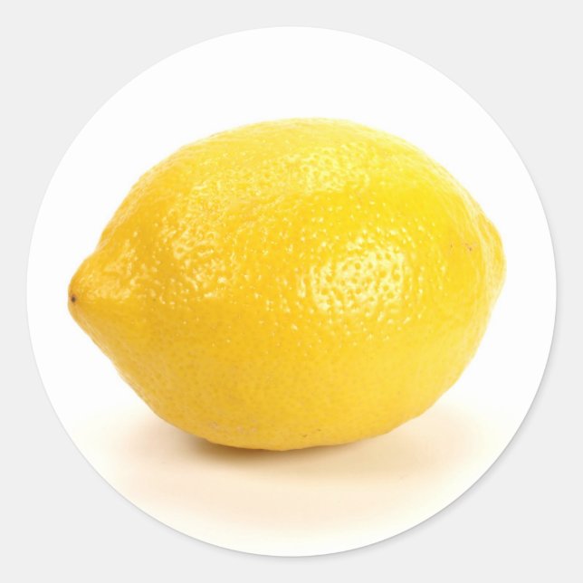 Sticker Rond Citron (Devant)