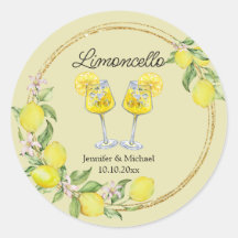 citron limoncello aquarelle cocktail mariage