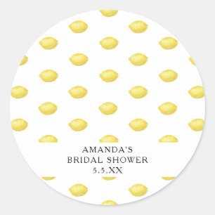 Sticker Rond Citron - Mariage