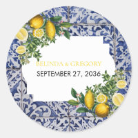 Citrons méditerranéens Portugais Mariage