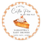 Citrouille Cutie Pie Automne En vichy Baby shower