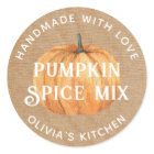 Citrouille rustique fait à la main avec l'amour ép