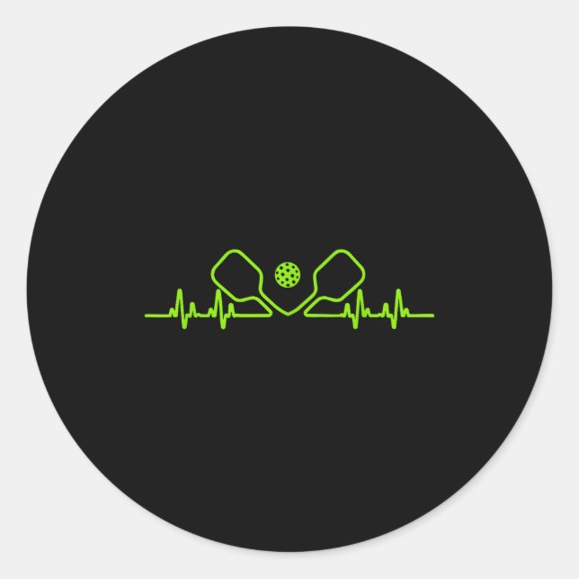 Sticker Rond Ckleball Art For Men Women Funny Ckleball Lover  (Devant)