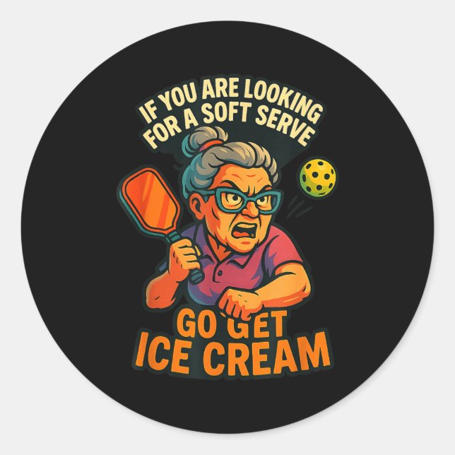 Sticker Rond Ckleball Grandma  (Devant)