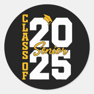 Sticker Rond Cl De 2025 Senior Graduate 2025