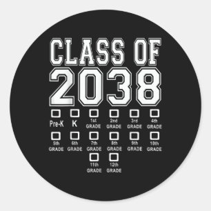 Sticker Rond Cl De 2038 Croissance Avec Moi Chemise