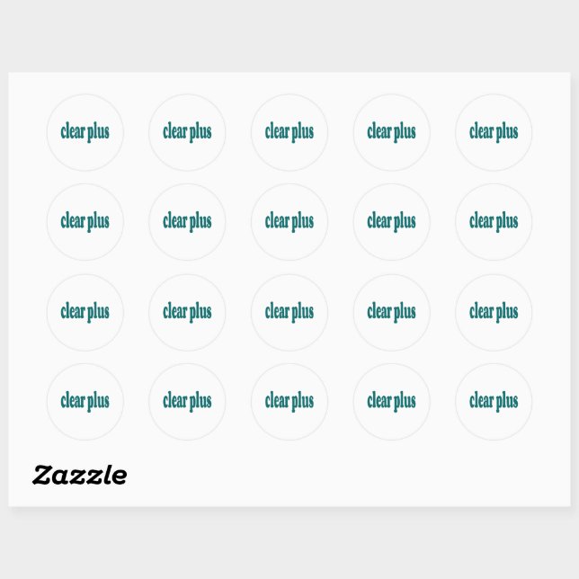 Sticker Rond clair (Feuille)