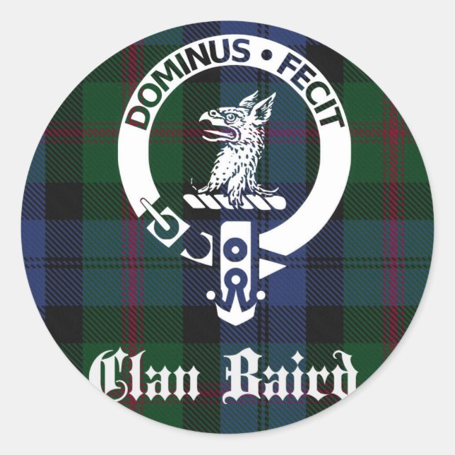 Sticker Rond Clan Baird (Devant)