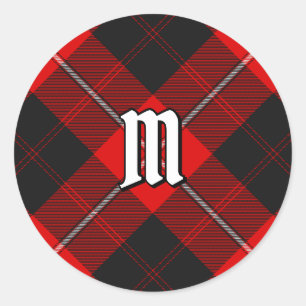 Sticker Rond Clan Cunningham Tartan