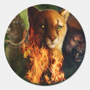 Sticker Rond Clan Ground