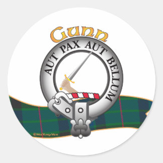 Sticker Rond Clan Gunn