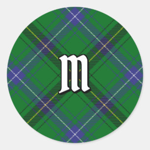 Sticker Rond Clan Henderson Tartan