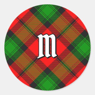 Sticker Rond Clan Kerr Tartan