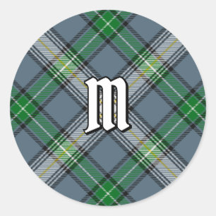 Sticker Rond Clan MacDowall Tartan