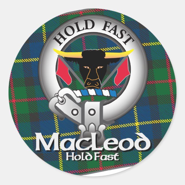 Sticker Rond Clan MacLeod (Devant)