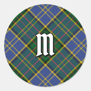 Sticker Rond Clan MacMillan Chasse Tartan