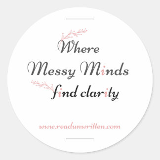 Sticker Rond Clarté des fleurs