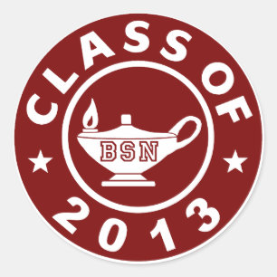 Sticker Rond Classe de 2013 BSN