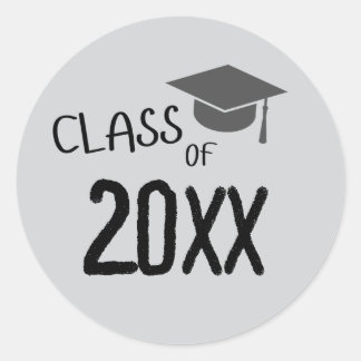 Sticker Rond Classe de 2025 Graduation