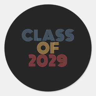 Sticker Rond Classe De Diplôme 2029
