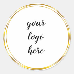 Sticker Rond Classe de logo personnalisé Parties scintillant de