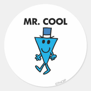 Sticker Rond Classic M. Cool Pose