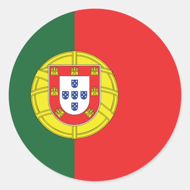Sticker rond Classic Portugal (Devant)