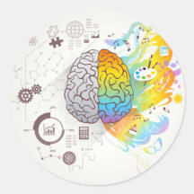 Sticker rond classique