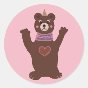Sticker rond classique
