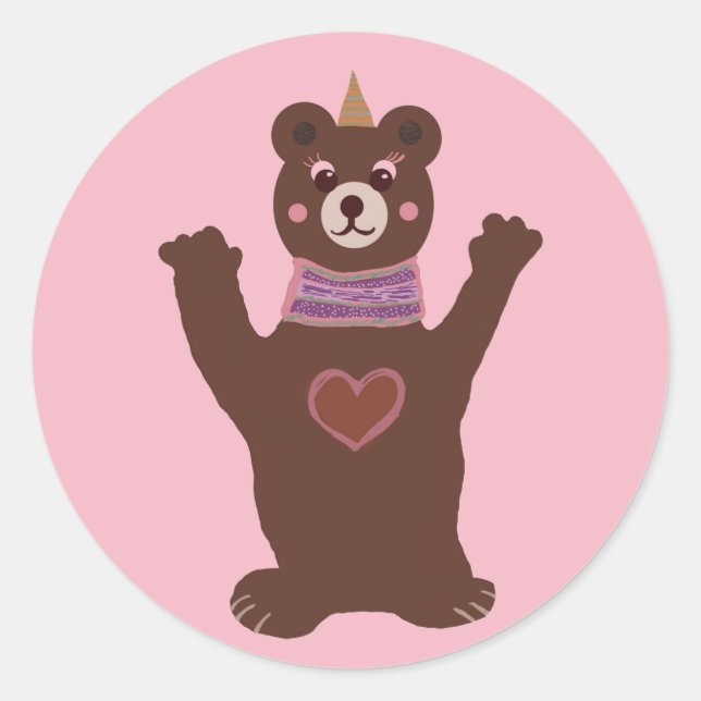 Sticker rond classique (Devant)
