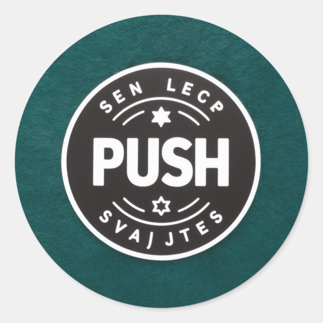 STICKER ROND CLASSIQUE (Devant)