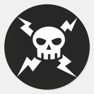 Sticker rond classique