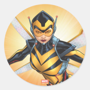 Sticker Rond Classique Avengers   Vol de déchets