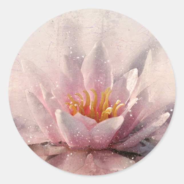 Sticker rond classique, brillant, grand, 3 pouces (Devant)