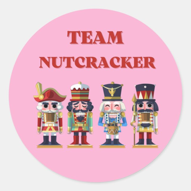 Sticker rond classique de Nutcracker (Devant)