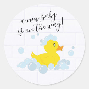 Sticker rond classique en caoutchouc