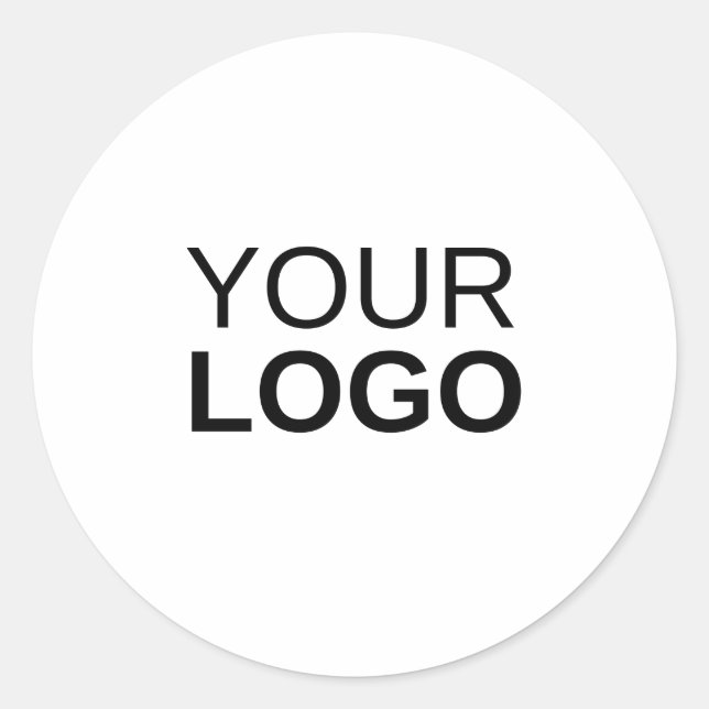 Sticker rond classique grand (Devant)