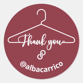 Sticker rond classique Merci Poshmark