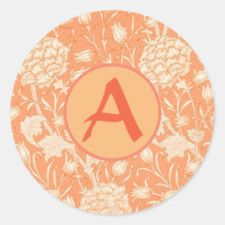 Sticker ROND CLASSIQUE MONOGRAMME PERSONNALISÉ