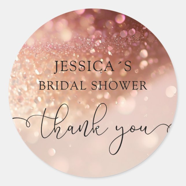 Sticker rond classique Parties scintillant de flam (Devant)