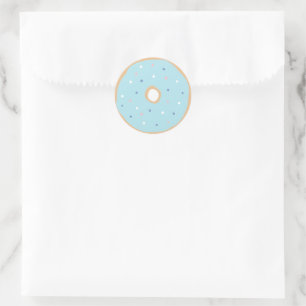 Sticker rond classique pour la fête d'anniversair